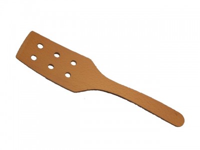 Spatula 2x bended with holes