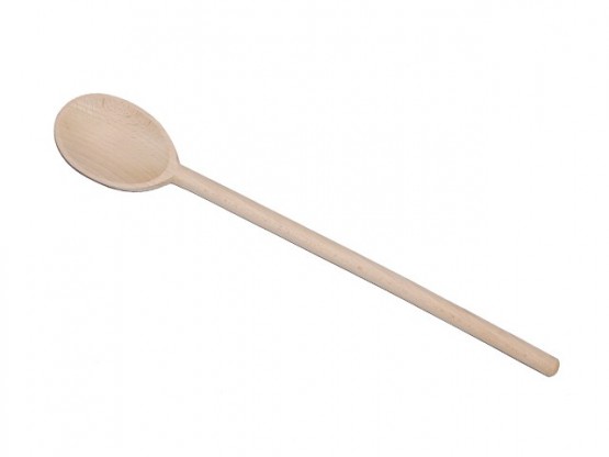 Spoon with slim oval head